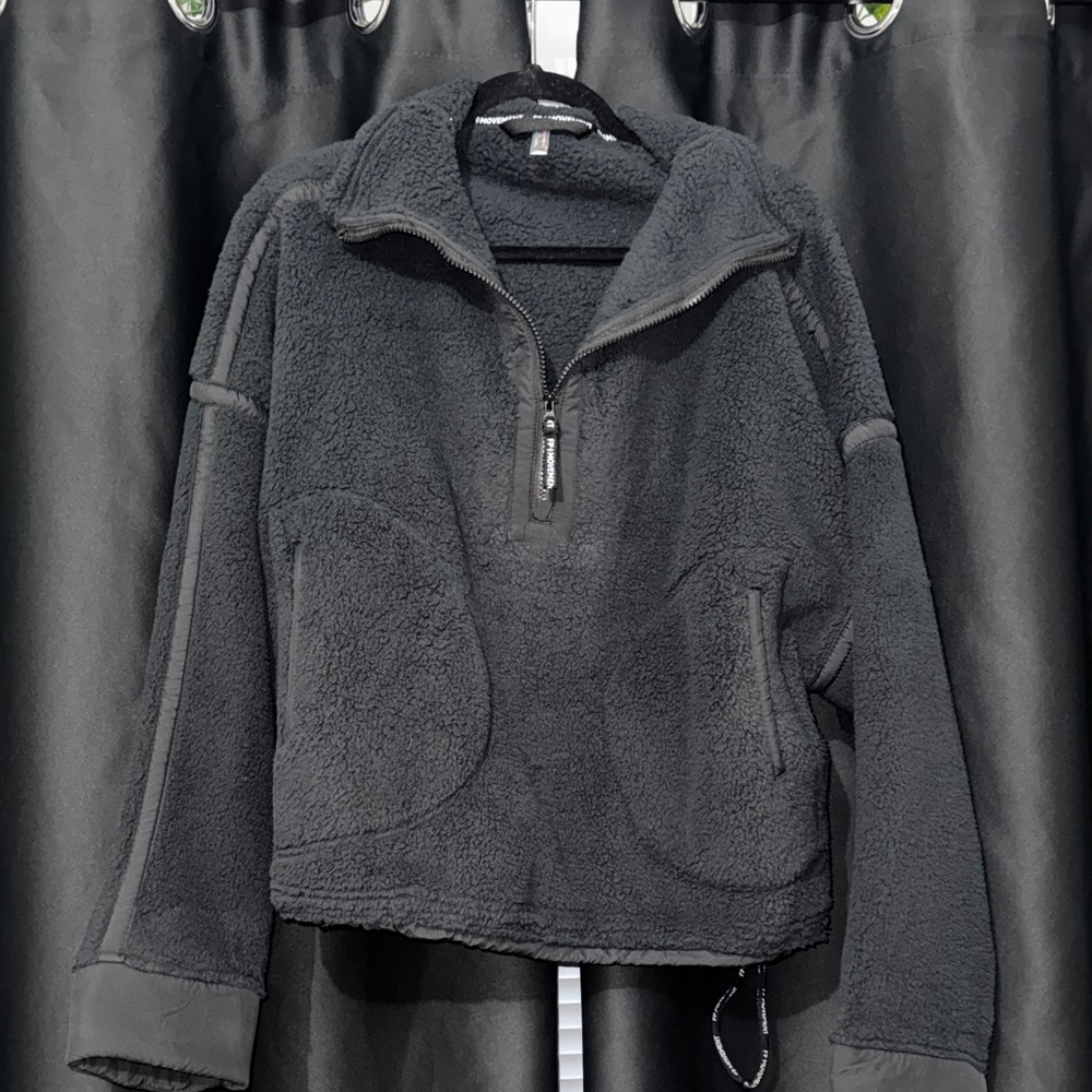 FP Movement Black Fleece Pullover